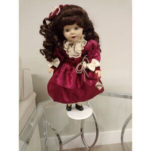 Vintage Victorian Garden Genuine Porcelain Doll "Beth"